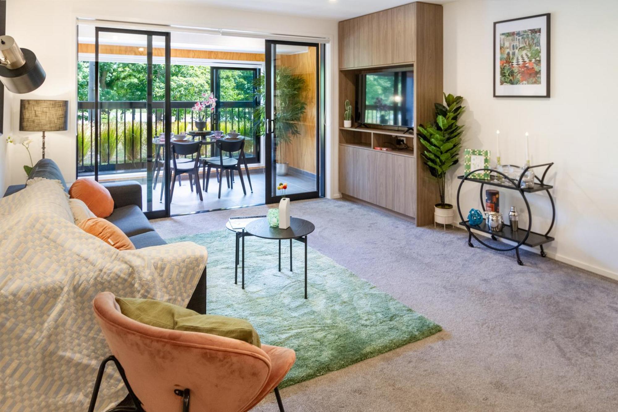 Cozy 1-bed With Park Views, Sleeps 4 Apartment Christchurch